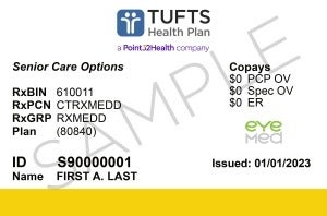 Tufts Health Plan Senior Care Options Standard Member Card