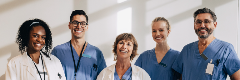 Photo of a team of health care professionals