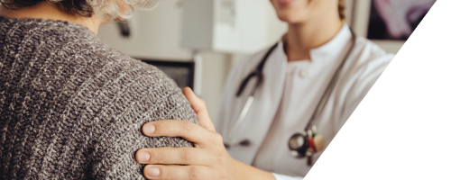 image of comforting doctor