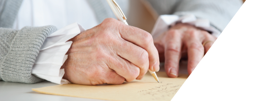 Image of writing notes