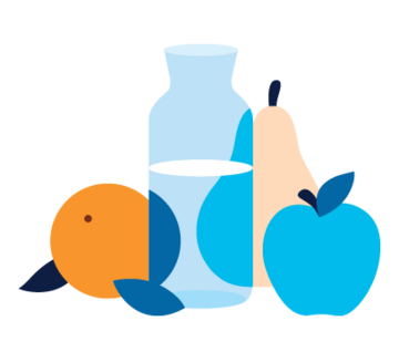 healthy eating illustration