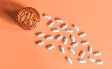 Pills with Rx bottle