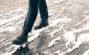 Walking on snow