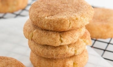 A stack of snickerdoodles 