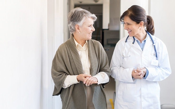 Women consulting with her doctor